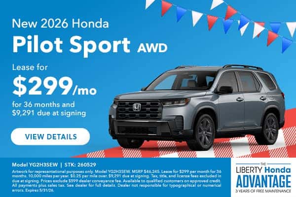 2026 Honda Pilot Sport AWD