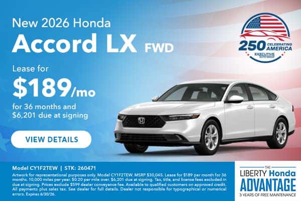 2026 Honda Accord LX FWD