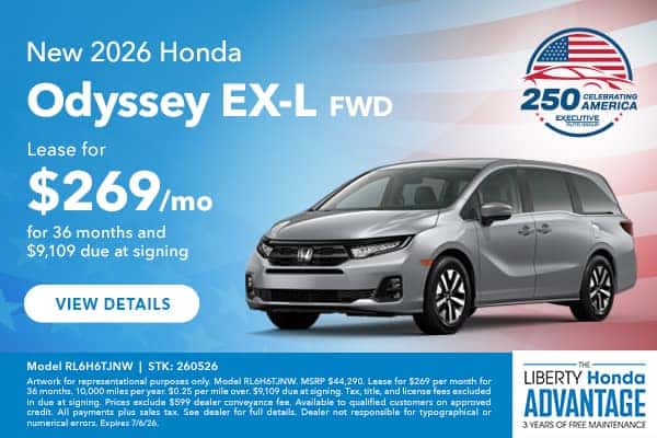 2026 Honda Odyssey EX-L FWD