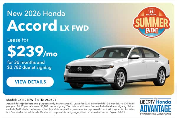 2026 Honda Accord LX FWD