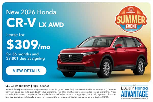 2026 Honda CRV LX AWD