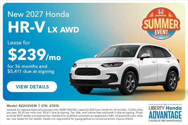 2027 Honda HRV LX AWD