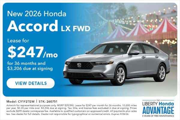 2026 Honda Accord LX FWD