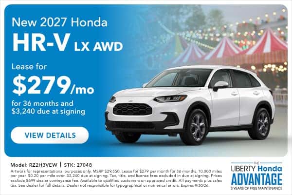 2027 Honda HRV LX AWD