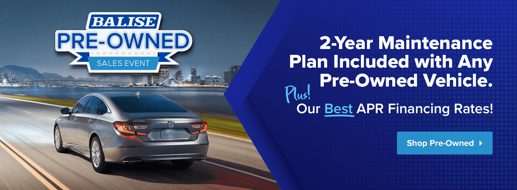 Pre-Owned Sales Event slider