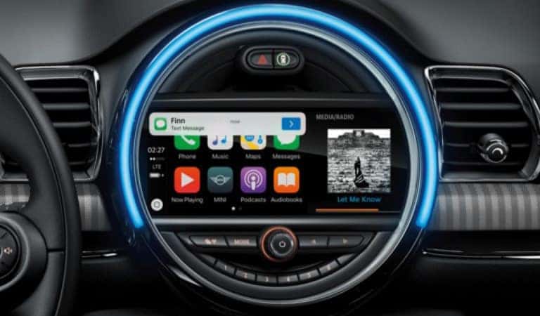 2020 MINI Convertible Touchscreen Technology
