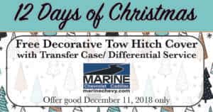 Free tow hitch cover