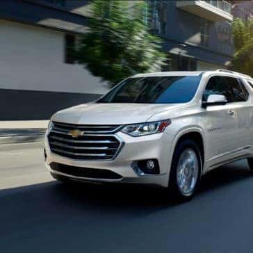 2019 Chevrolet Traverse on street