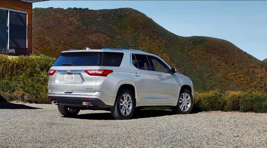 rear exterior of 2019 Chevrolet Traverse