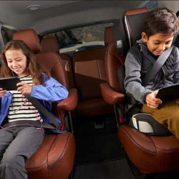 rear seating in 2019 Chevrolet Traverse