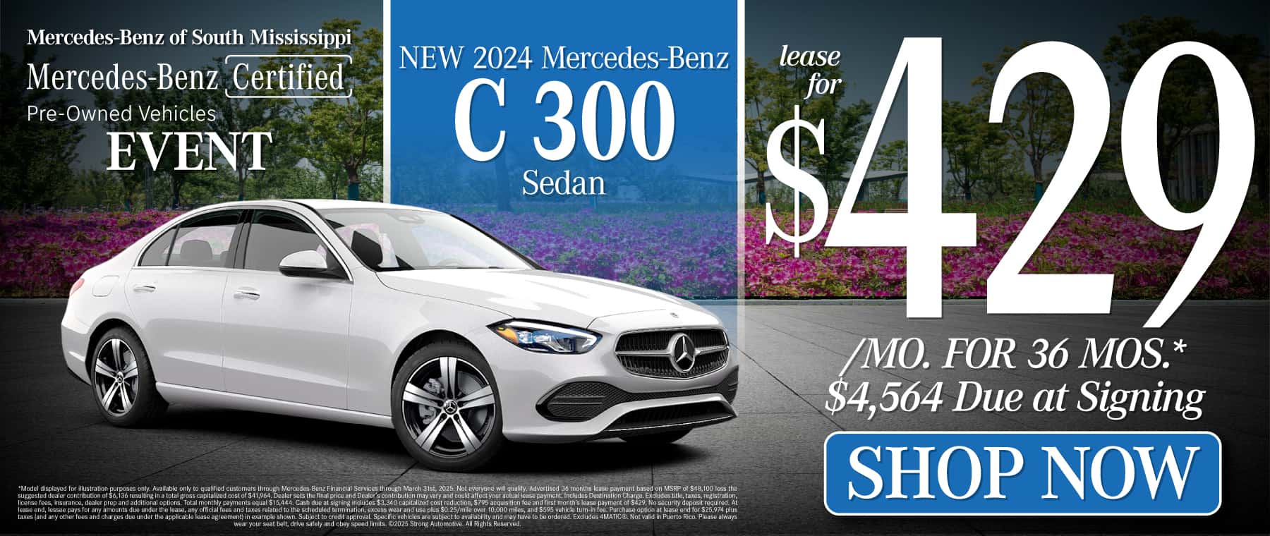New 2024 Mercedes-Benz C 300 Sedan 