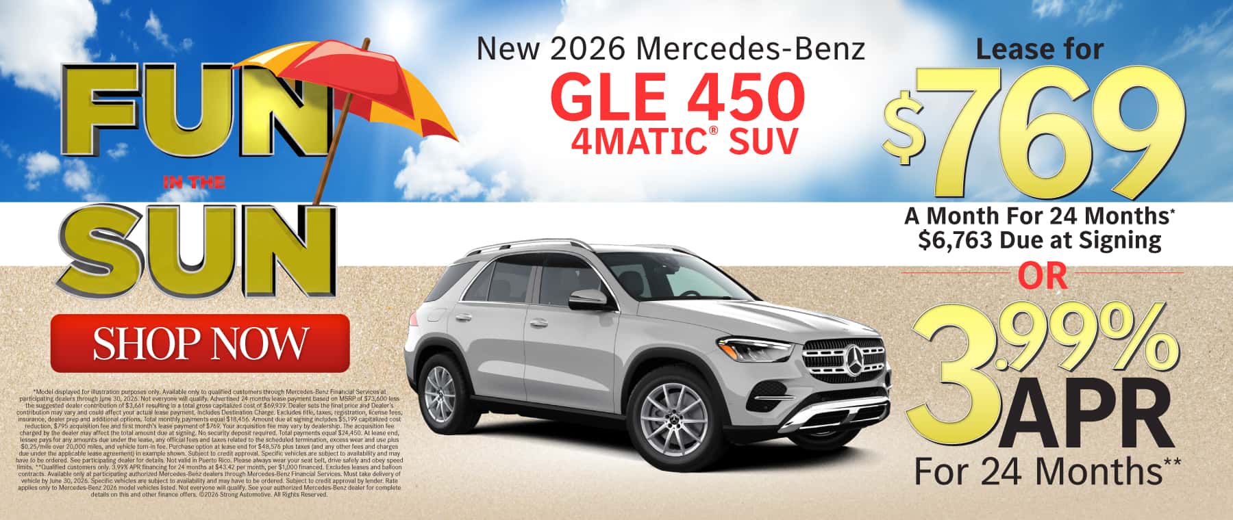 New 2026 Mercedes-Benz GLE 450 4MATIC® SUV 