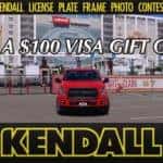 Kendall License Plate Photo Contest