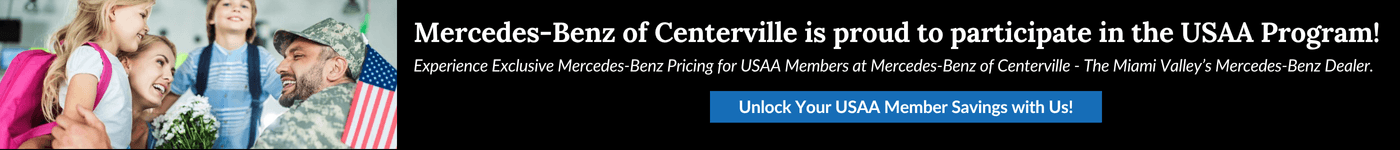 Exclusive USAA Offers at Mercedes-Benz of Centerville | Fleet Pricing & Special Financing