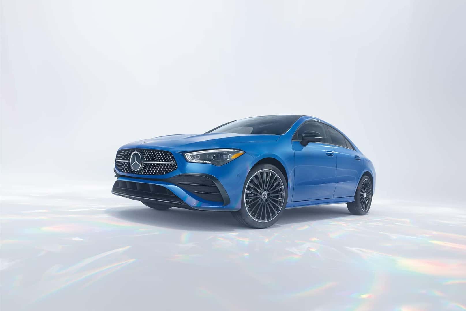 OEM shot of blue CLA