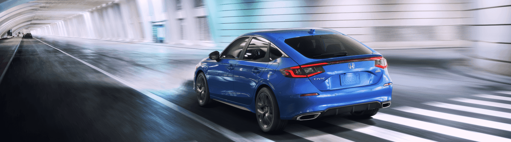 2022 Honda Civic Hatchback Blue
