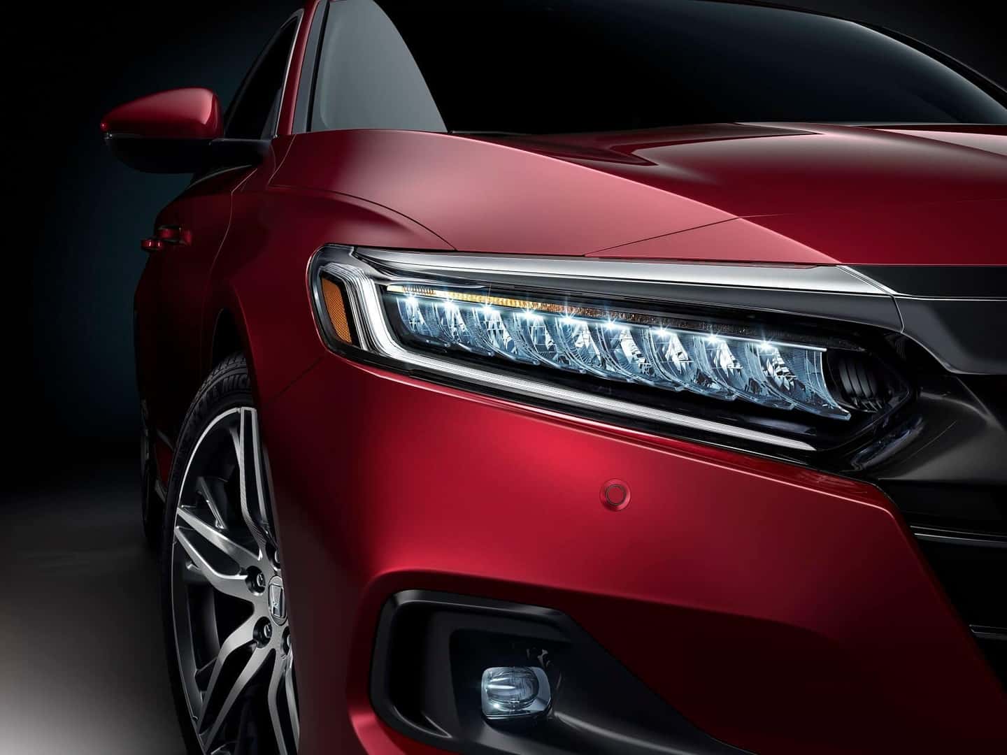 Red Accord Headlight