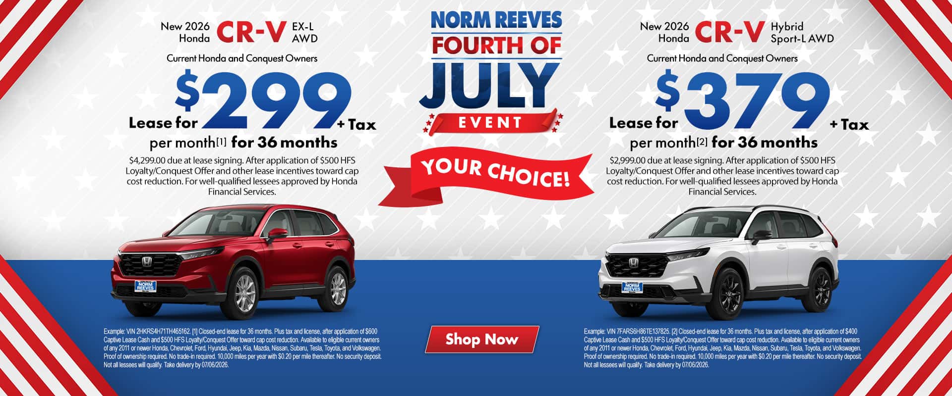 Norm_Reeves_Honda_Cerritos_Slide_Incentive_Desktop_1920x800_Dual_CR-V_06-264thofjulylogo