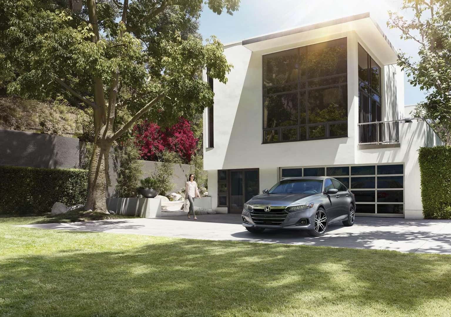 Honda Accord parked at home