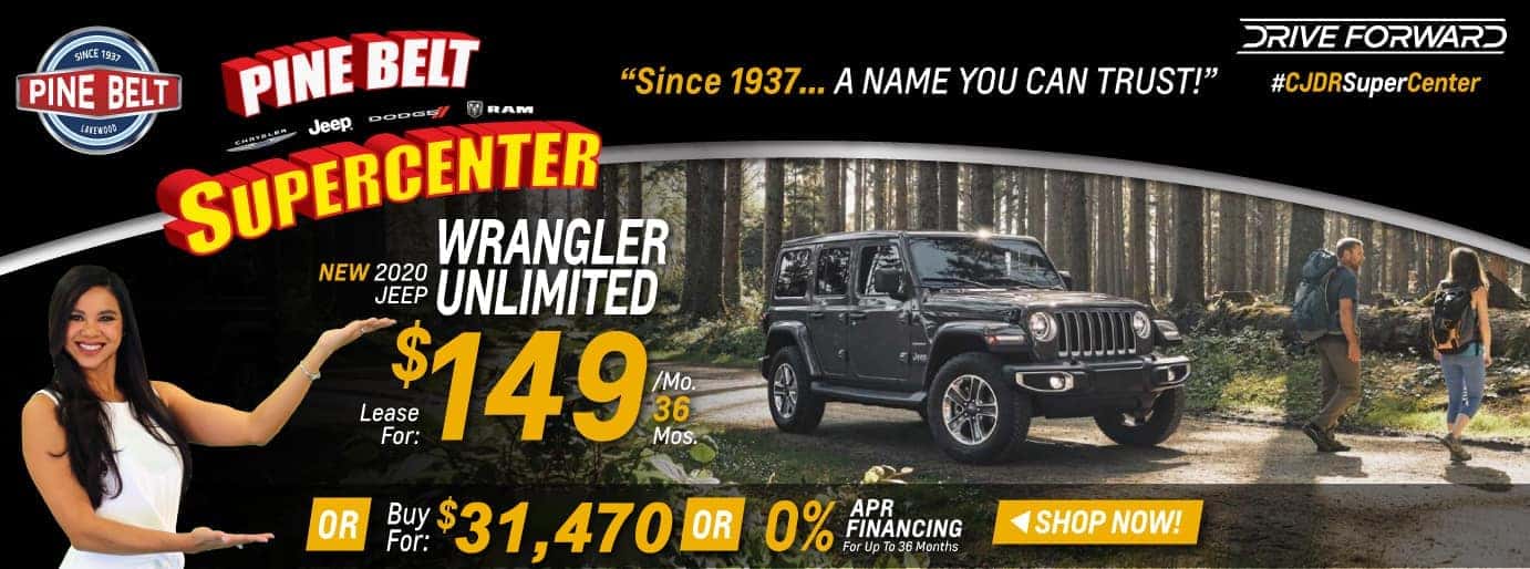 Jeep wrangler 2020 specials