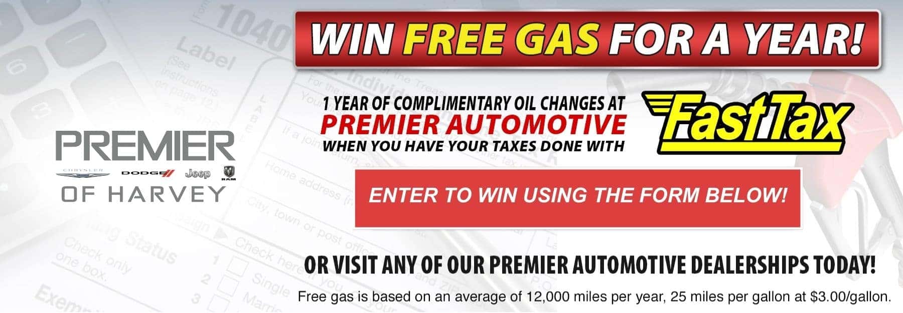 Win Free Gas for a Year