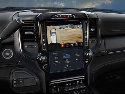 2025 RAM 2500 view of rear camera