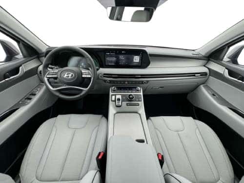 2025 Hyundai Palisade front interior view of front seating area