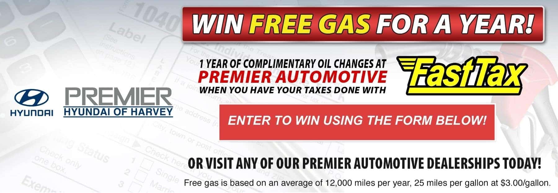Win Free Gas for a Year