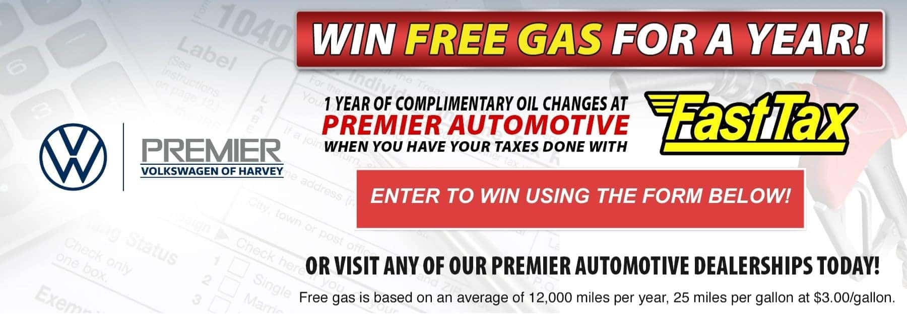 Win Free Gas for a Year