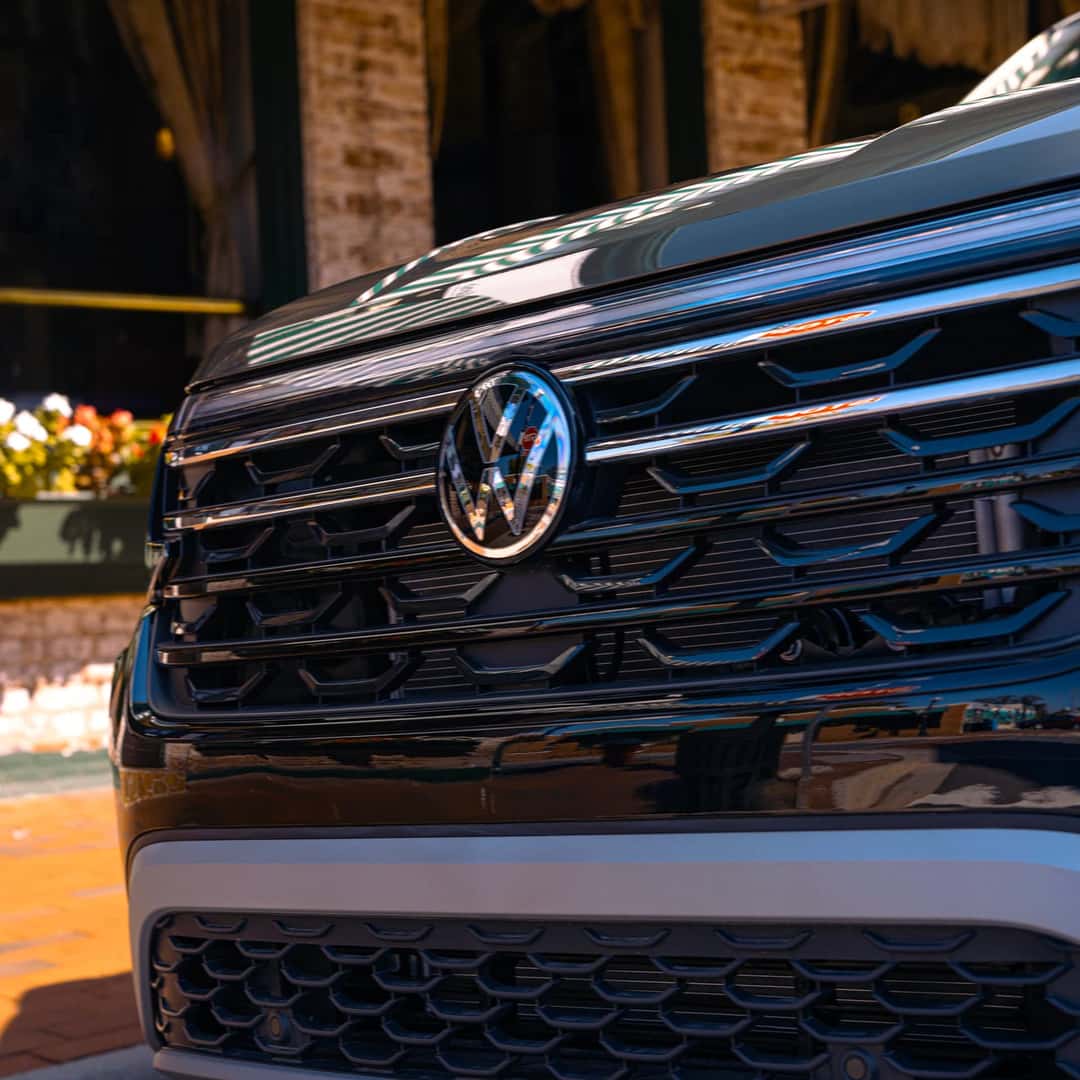 close up shot of tiguan
