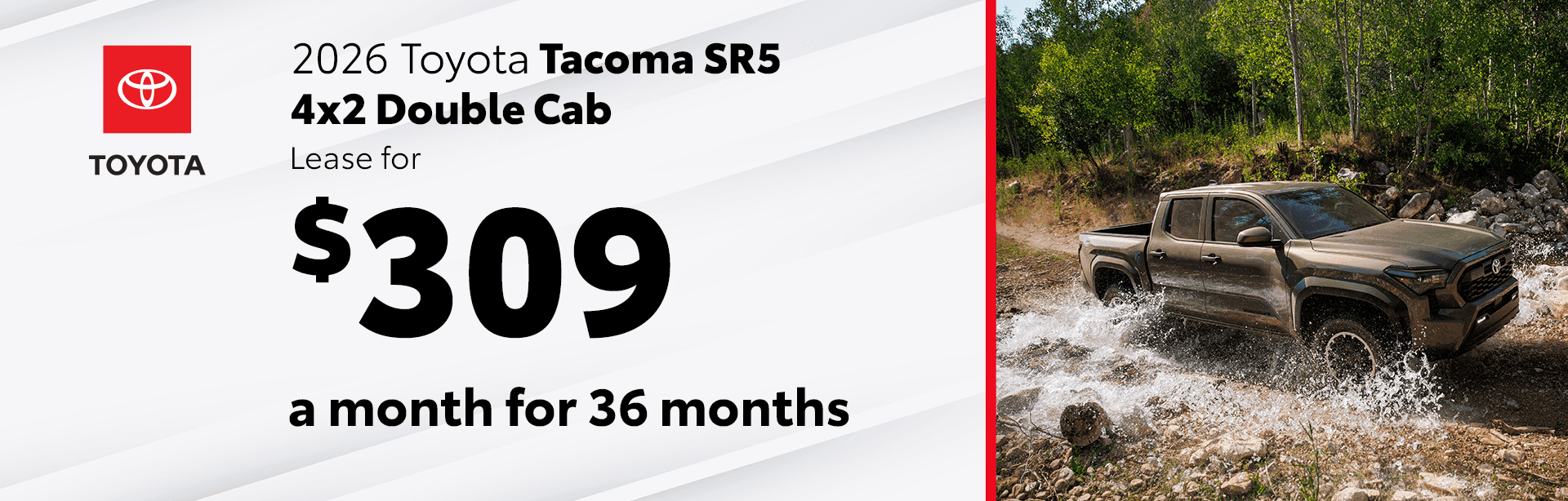 2026 Toyota Tacoma SR5 4x2 Double Cab