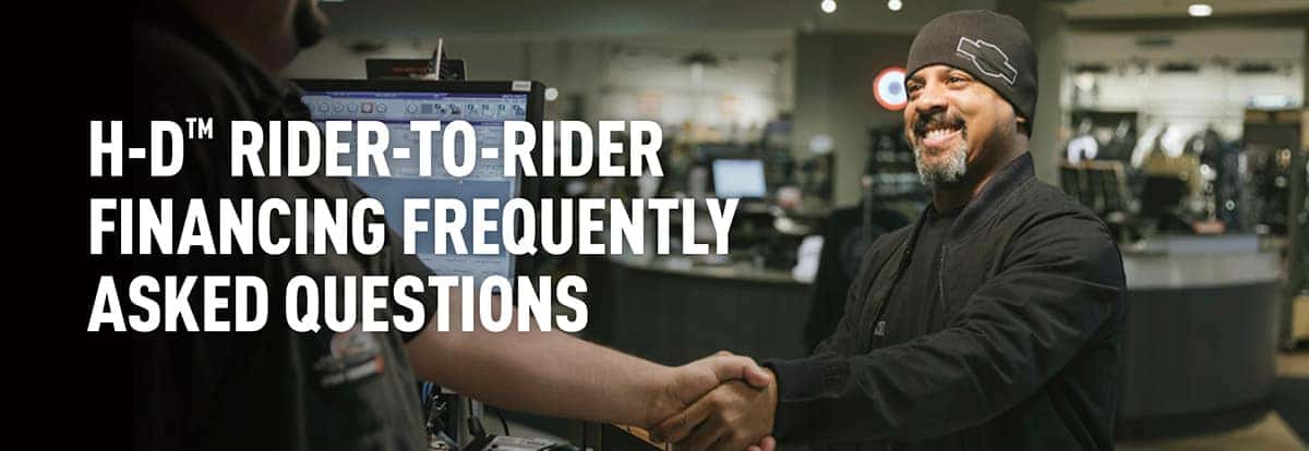 Rider to Rider Private Party Harley-Davidson Financing