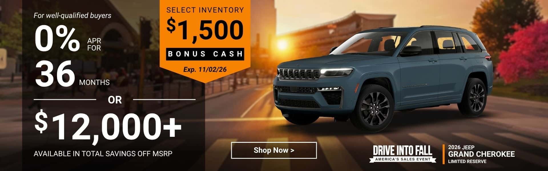 Jeep Grand Cherokee Offer