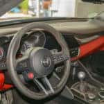 Steering Wheel of Alfa Romeo Giulia Quadrifoglio