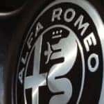 closeup of Alfa Romeo emblem