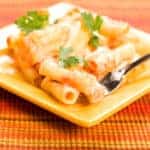 Plated baked ziti