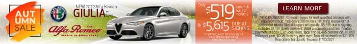 Alfa Romeo Giulia Deal Savings
