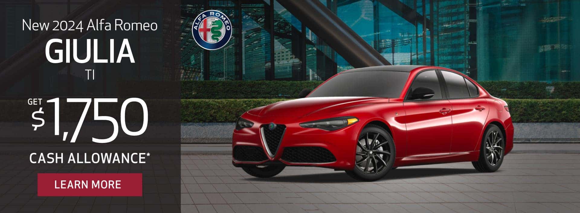 New 2024 Alfa Romeo Giulia TI – Get $1,750 cash allowance* – Learn More