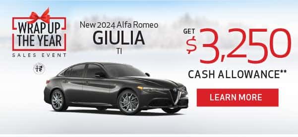 2024 Alfa Romeo Giulia TI | $3,250 Cash Allowance**