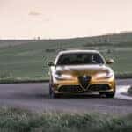 Alfa Romeo Giulia in it's natural habitat - the twisties.