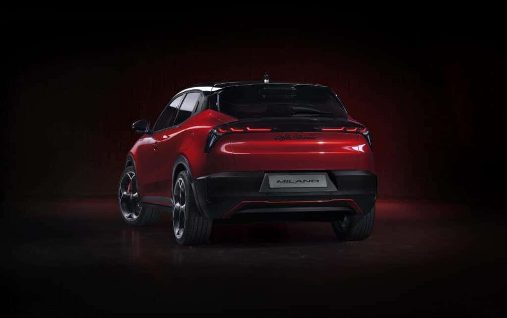 Rear of the Alfa Romeo Junior