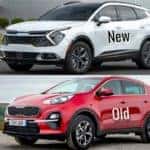 New Kia Sportage Design Comparison