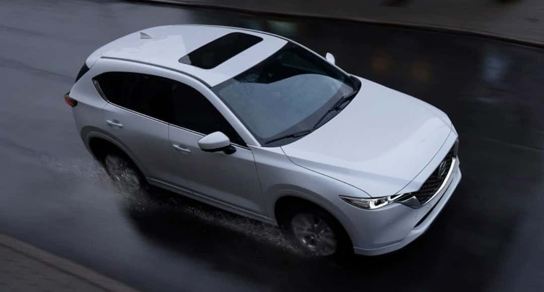 2025 Mazda CX-5 Driving through the rain