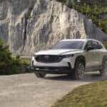 2026 Mazda CX-50 Hybrid driving mountainside