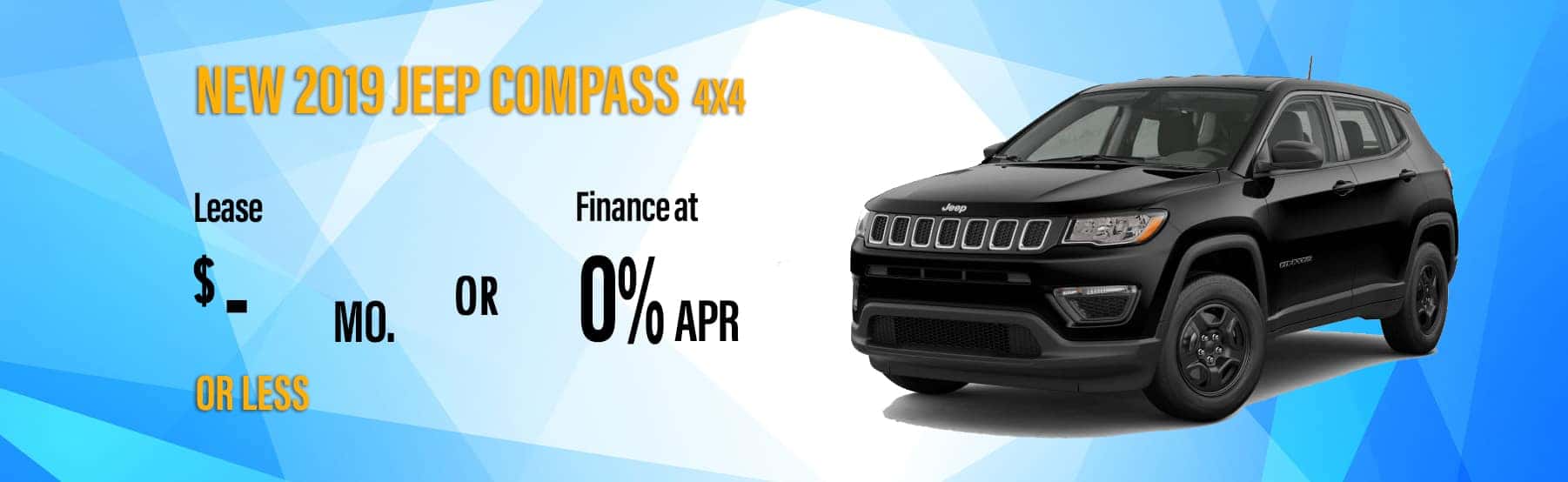 2019 Compass $-/month - Security Dodge Lease & Loan Deals