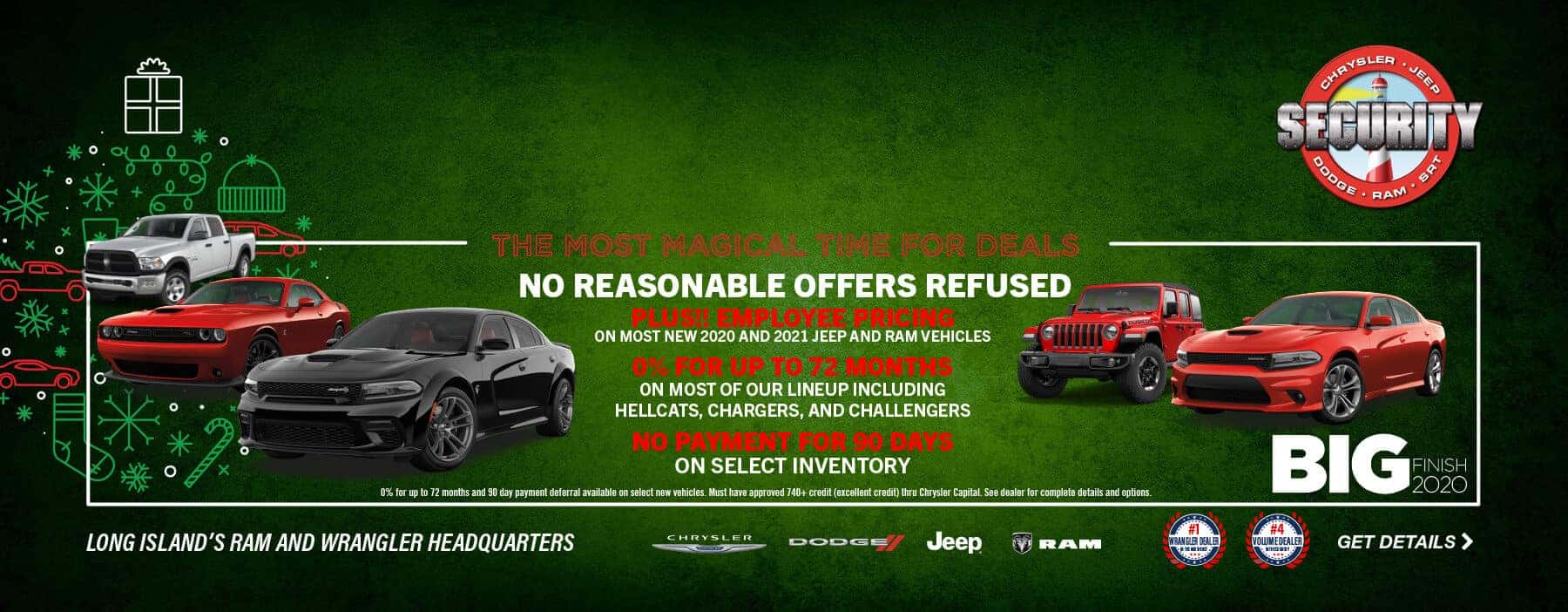 Security Dodge Chrysler Jeep RAM l Long Island Dealer Amityville NY l