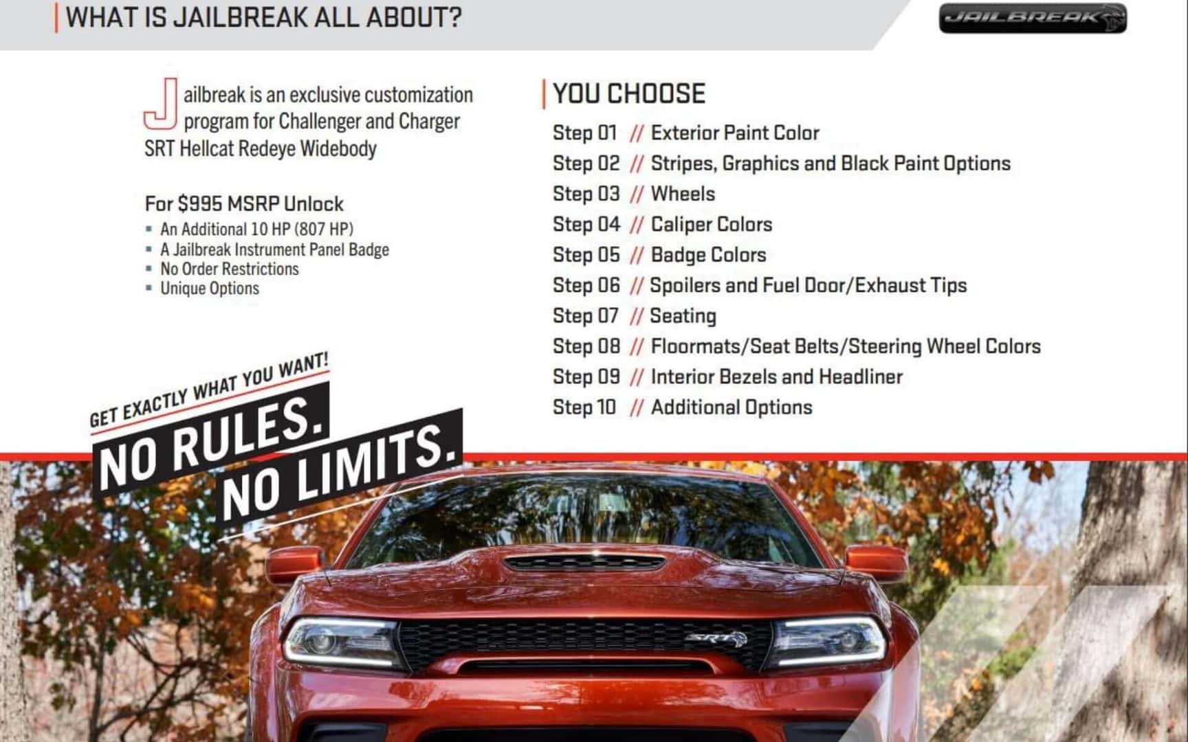 Dodge's 2022 “Jailbreak” Program Lets You Customize Your Dodge Challenger &  Charger