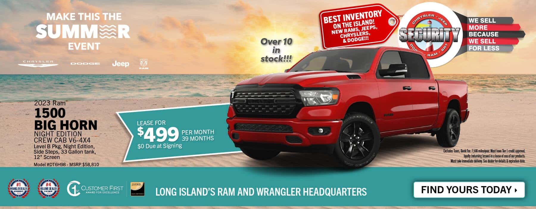 Long Island & Queens, NY Jeep & Dodge RAM Dealership Security Dodge Chrysler Jeep Ram