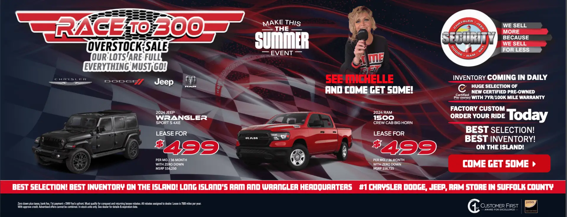 Dodge, Chrysler, Ram, Jeep Dealership in Amityville, NY | Security Dodge  Chrysler Jeep Ram