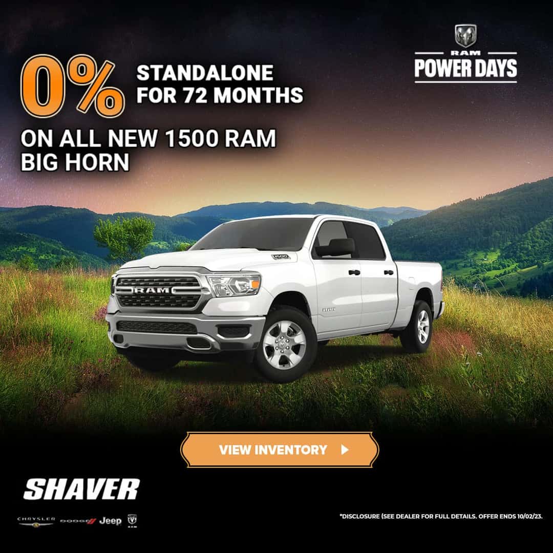 New 1500 RAM Big Horn